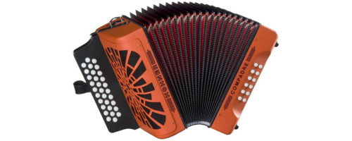 Acordeón Hohner Compadre Naranja