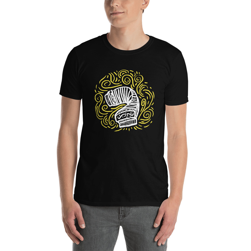 Playera de Acordeón de Manga Corta Unisex - Oscar Zuñiga - Acordeonista